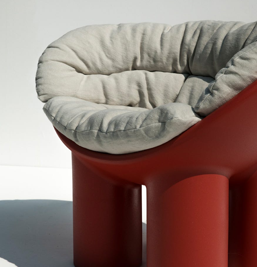 Driade Roly Poly Cushion design Faye Toogood