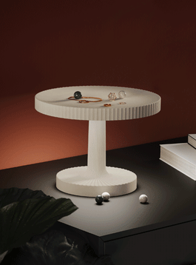Driade_Welcome Lampada da tavolo ricaricabile, design Fabio Novembre
